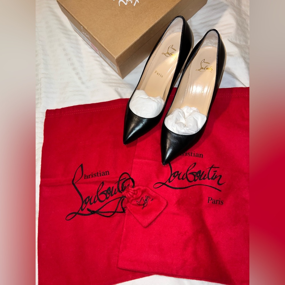 Authentic Christian Louboutin Heels! Pigalle 85 mm Pumps - Nappa leather - Black